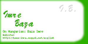 imre baza business card